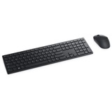 Dell KM5221W set de bureau sans fil Noir, Layout EU (QWERTY), 100%, 1600 dpi
