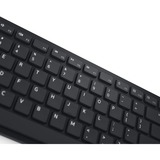 Dell KM5221W set de bureau sans fil Noir, Layout EU (QWERTY), 100%, 1600 dpi