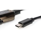 Digitus Série > USB-C, Câble Noir, 1 mètre