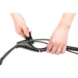 Digitus Tube de câble spiralé flexible avec aide à la rétraction, Guide-câble Noir, 5 m