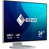 EIZO EV2495-WT 24.1" Moniteur  Blanc, HDMI, DisplayPort, 3x USB-A 3.2 (5 Gbit/s), USB-B, 2x USB-C 3.2 (5 Gbit/s), RJ-45