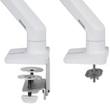 Ergotron Bras de moniteur HX pour fixation sur bureau avec pivot HD, Support de moniteur Blanc