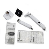 Ergotron Bras de moniteur HX pour fixation sur bureau avec pivot HD, Support de moniteur Blanc