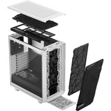 Fractal Design Meshify 2 Compact boîtier midi tower Blanc/Noir | 2x USB-A | 1x USB-C | Verre Trempé