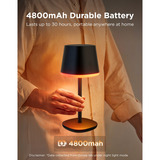 Govee Govee Table Lamp Classic S, Lampe Noir
