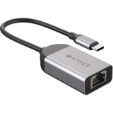 Hyper HyperDrive USB-C to 2.5Gbps Ethernet Adapter, Adaptateur Gris