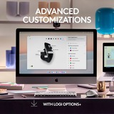 Logitech MX Master 3S pour Mac, Souris Graphite, 200 à 8000 ppp, Bluetooth Low Energy