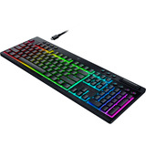 Razer BlackWidow V4 HyperSpeed clavier gaming mécanique Noir, Layout US (QWERTY), Razer Low-Profile Green, 100%, Double-shot PBT