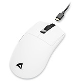 Sharkoon FIREGLIDER One, Souris gaming Blanc, 400 - 12 000 DPI, 2,4 GHz / USB