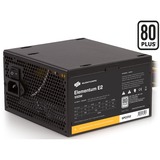 SilentiumPC Elementum E2 550W 80Plus EU alimentation Noir, 550 W, 220 - 240 V, 50 Hz, 5 A, Actif, 120 W
