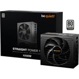 be quiet! Straight Power 12 Platinum alimentation  modulaire 1000 watt Noir, 1x 12V-2x6, 4x PCIe