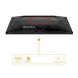 AOC 24G4HRE 23.8" Moniteur gaming  Noir/Rouge, 200 Hz, HDMI, DisplayPort, Audio