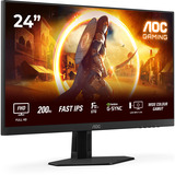 AOC  23.8" Moniteur gaming  Noir/Rouge