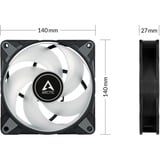 ARCTIC P14 PWM PST A-RGB, Ventilateur de boîtier Noir, 4 broches PWM