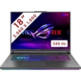 ASUS ROG Strix G18 (G814JIR-N6003W) 18" PC portable gaming  Gris foncé | Core i9-14900HX | RTX 4070 | 32 Go | 1 To SSD | 240 Hz