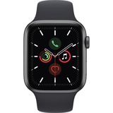 Apple Watch SE, Smartwatch Noir/bleu foncé, 44 mm, Aluminium, Wifi, Cellulaire
