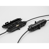 DeLOCK 86982 protecteur de câbles Noir, Boîtier Noir, Noir, Plastique, 0,142 m, 50 mm, 3,2 cm