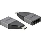 DeLOCK USB-C 3.1 Gen 1 (mâle) > DisplayPort 4K 60 Hz, Adaptateur Gris/Noir