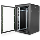 Digitus Armoire réseau de série Unique - 800 x 800 mm (lxp), Armoire informatique Noir, Rack autonome, 22U, 800 kg, 800 g, Noir