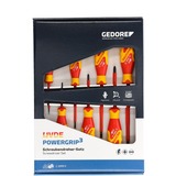 GEDORE Ensemble 7 tournevis VDE Rouge/Jaune, 162 mm, 42 mm, 575 g
