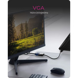 ICY BOX IB-AC502a HDMI vers VGA, Adaptateur Noir