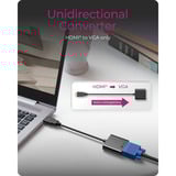 ICY BOX ICY BOX IB-AC502a, Adaptateur Noir