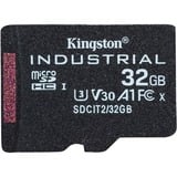 Kingston Industrial 32 Go MicroSDHC UHS-I Classe 10, Carte mémoire Noir, 32 Go, MicroSDHC, Classe 10, UHS-I, Class 3 (U3), V30