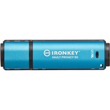 Kingston IronKey Vault Privacy 50 16 Go, Clé USB Bleu clair/Noir, USB-A 3.2 Gen 1 (5 Gbit/s)