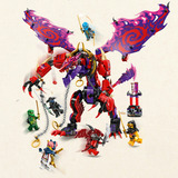 LEGO Ninjago - Dragon du chaos à la dent de foudre, Jouets de construction 71832