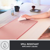 Logitech Desk Mat Studio, Tapis de souris Rose