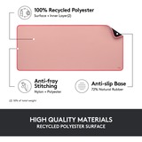 Logitech Desk Mat Studio, Tapis de souris Rose