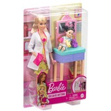 Mattel Mattel Pédiatre (blonde), set de jeu avec bambin, Poupée Poupée mannequin, Femelle, 3 an(s), Fille, 266,7 mm, Multicolore