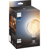 Philips Hue Pack de 1 G125 E27 Filament Globe, Lampe à LED