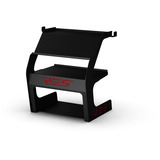 Res-Tech X1-GT Res Table Noir, Aluminium