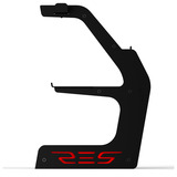 Res-Tech X1-GT Res Table Noir, Aluminium