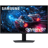 Samsung Odyssey G7 G70F 27" 4K UHD Moniteur gaming  Noir, 2x HDMI 2.1, DisplayPort 1.4, USB-C, 144 Hz