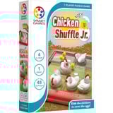 SmartGames Chicken Shuffle Jr., Jeu de puzzle Néerlandais, 1 joueur, à partir de 4 ans, 48 défis