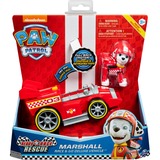 Spin Master Paw Patrol - Véhicule de luxe Race & Go de Ready Race Rescue, Jeu véhicule Marshall