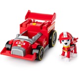 Spin Master Paw Patrol - Véhicule de luxe Race & Go de Ready Race Rescue, Jeu véhicule Marshall