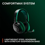 SteelSeries Arctis Nova 7X casque gaming over-ear Noir/Vert, PC, PlayStation 4, PlayStation 5, Xbox, Nintendo Switch