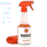 Whoosh! Screen Shine Pro nettoyant, Détergent Blanc/Orange, 500 ml, chiffon microfibre antimicrobien, Vente au détail