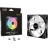be quiet! Light Wings LX PWM 140 mm, Ventilateur de boîtier Noir