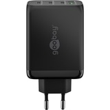goobay 100W GaN USB-C PD Multiport Quick Charger Noir, 3x USB-C, 1x USB-A