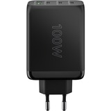 goobay 100W GaN USB-C PD Multiport Quick Charger, Chargeur Noir