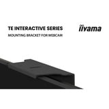 iiyama Prolite TE8613A-B2AG, Affichage public Noir, HDMI, DisplayPort, Audio, LAN, USB, WiFi-6E, Bluetooth 5.0, Android, Touch