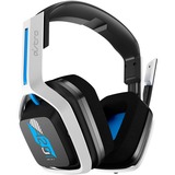 ASTRO Gaming A20 Wireless Headset Gen 2, Casque gaming Blanc/Bleu, PC, Playstation 4, Playstation 5