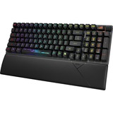 ASUS ROG STRIX SCOPE II 96 RX Wireless, clavier gaming Noir, Layout États-Unis, ROG RX Red, 96%, LED RGB, Hot-swappable, PBT Double-shot, Bluetooth / 2.4GHz / USB 2.0