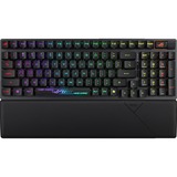 ASUS ROG STRIX SCOPE II 96 RX Wireless, clavier gaming Noir, Layout États-Unis, ROG RX Red, 96%, LED RGB, Hot-swappable, PBT Double-shot, Bluetooth / 2.4GHz / USB 2.0