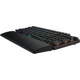 ASUS ROG STRIX SCOPE II 96 RX Wireless, clavier gaming Noir, Layout États-Unis, ROG RX Red, 96%, LED RGB, Hot-swappable, PBT Double-shot, Bluetooth / 2.4GHz / USB 2.0