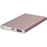 Ansmann 1700-0111 banque d'alimentation électrique Lithium Polymère (LiPo) 4000 mAh Rose, Batterie portable or rose, Rose, MP3/MP4, Mobile/smartphone, Tablette, Rectangle, Chargement, Lithium Polymère (LiPo), 4000 mAh